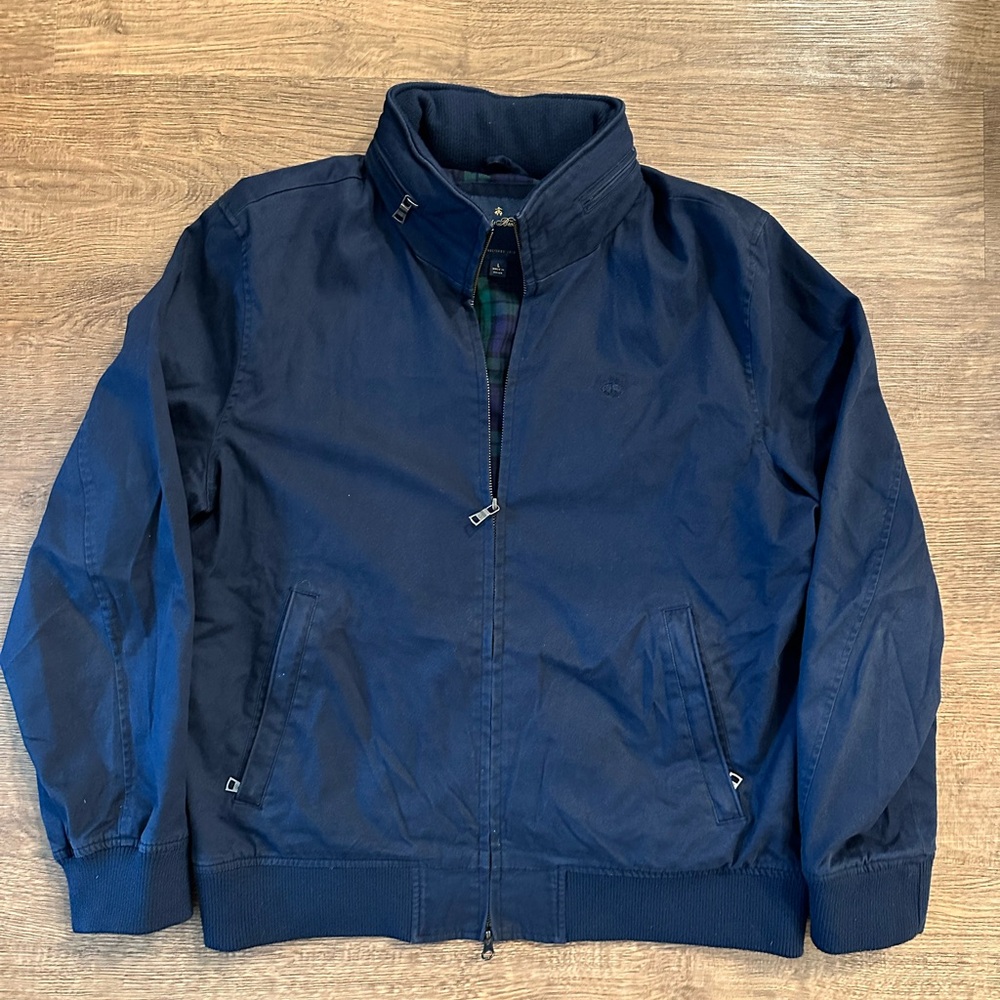 Brooks Brothers - Cotton Bomber Jacket - Blue - Large